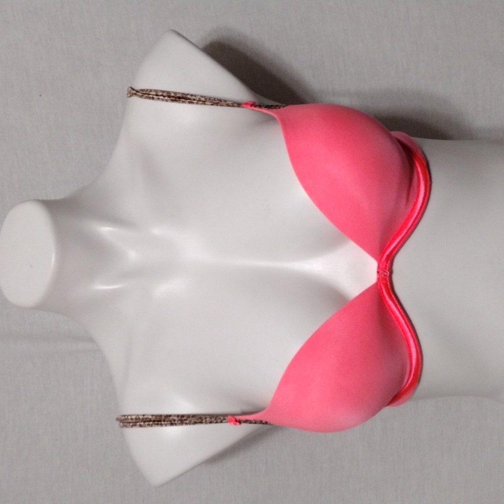 Victoria's Secret Sexy Little Things Padded Bikini Top 32D Underwire Swimwear